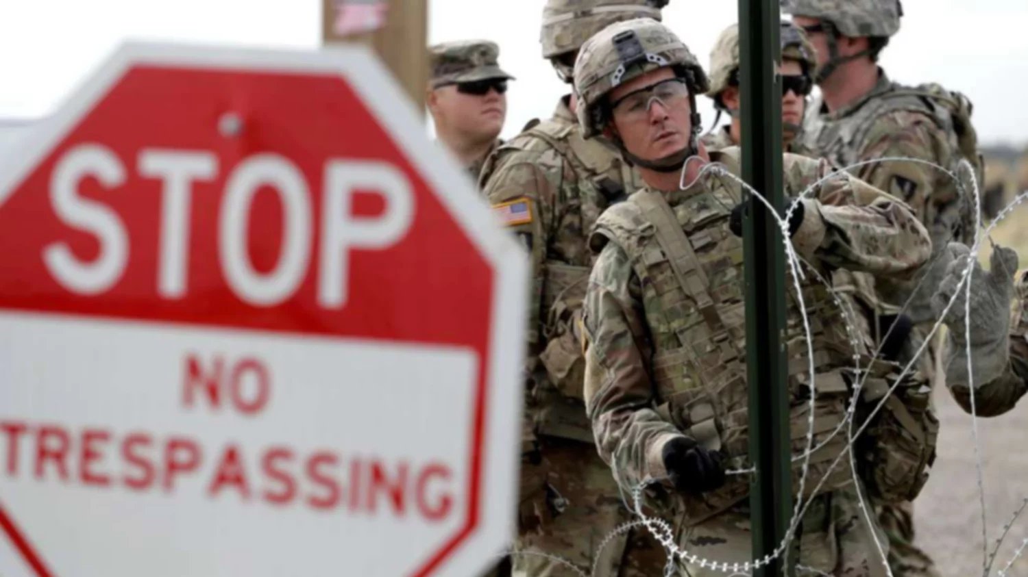Enviarán 1,500 soldados a la frontera entre México y EEUU