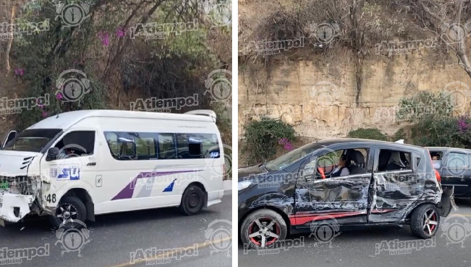 Accidente de tránsito en Avenida Puebla deja tres heridos