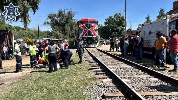 Borracho se salva de milagro tras arrojarse a las vías del tren