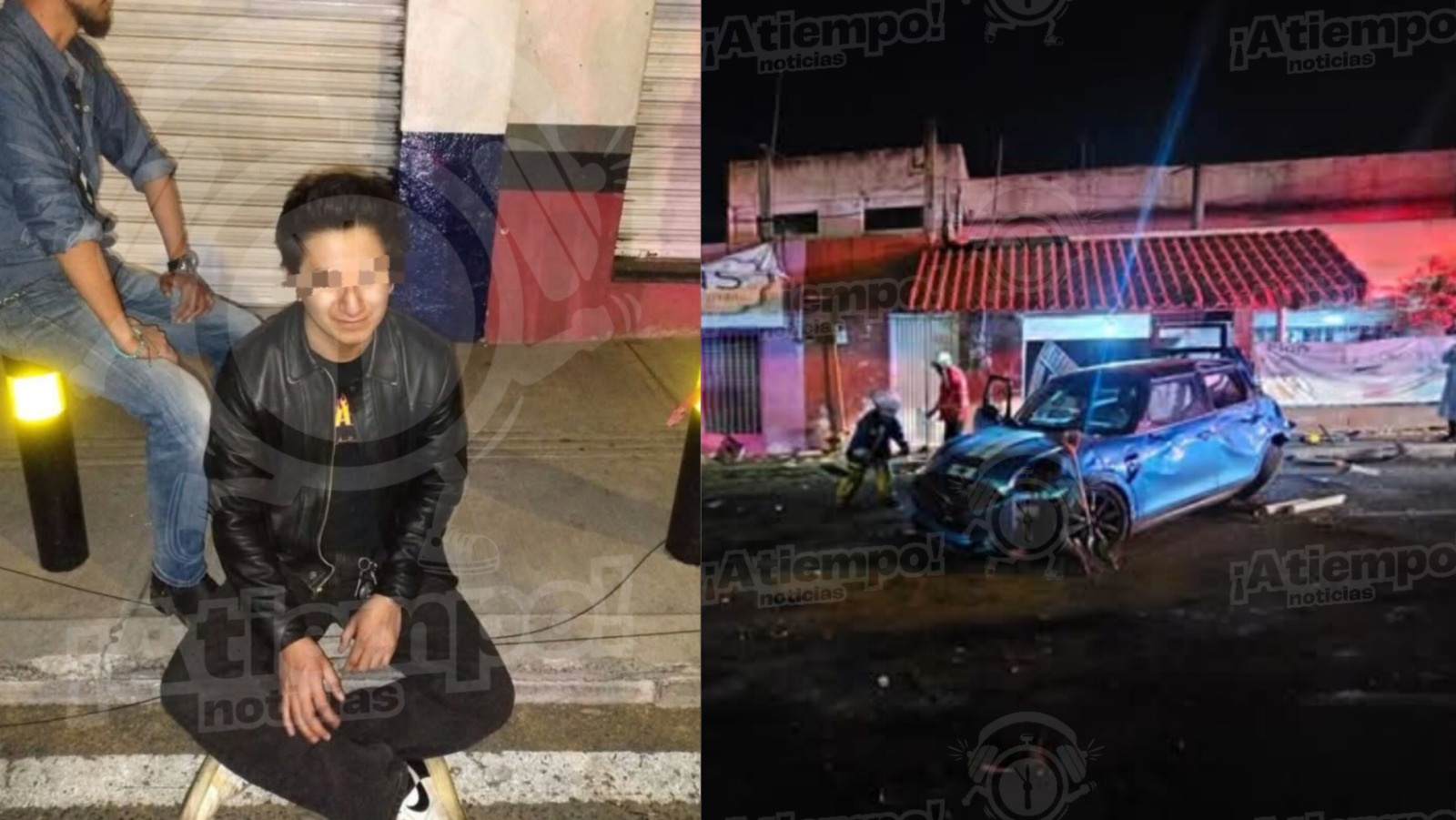 Alumno ebrio de la Anáhuac causa muerte de taquero al chocar su Mini Cooper
