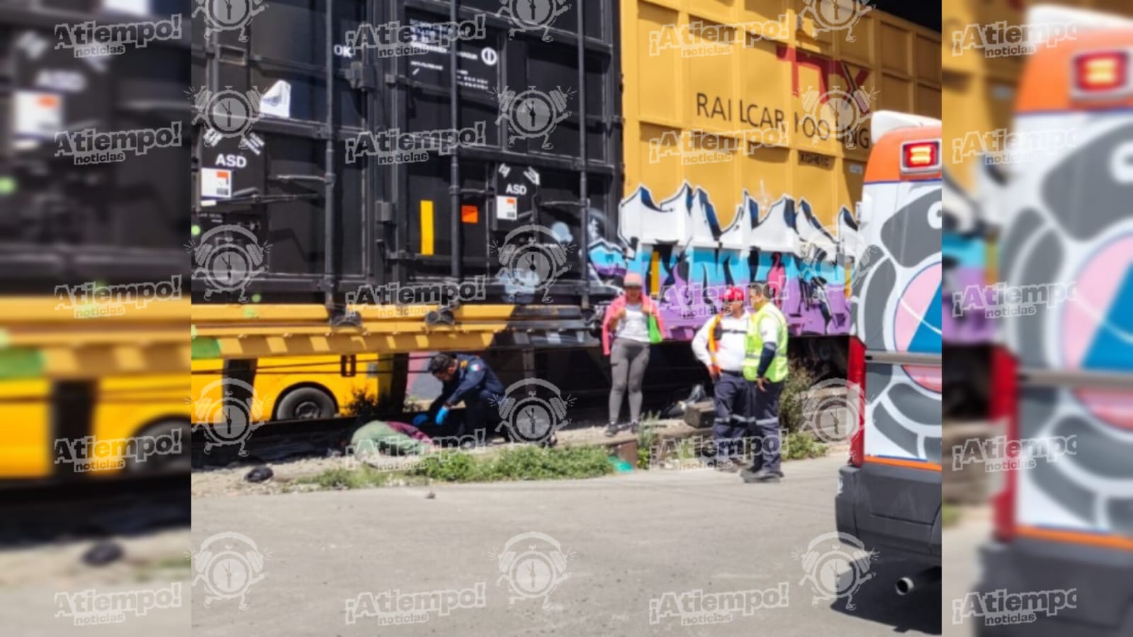 Hombre sobrevive a atropellamiento por tren en San Felipe