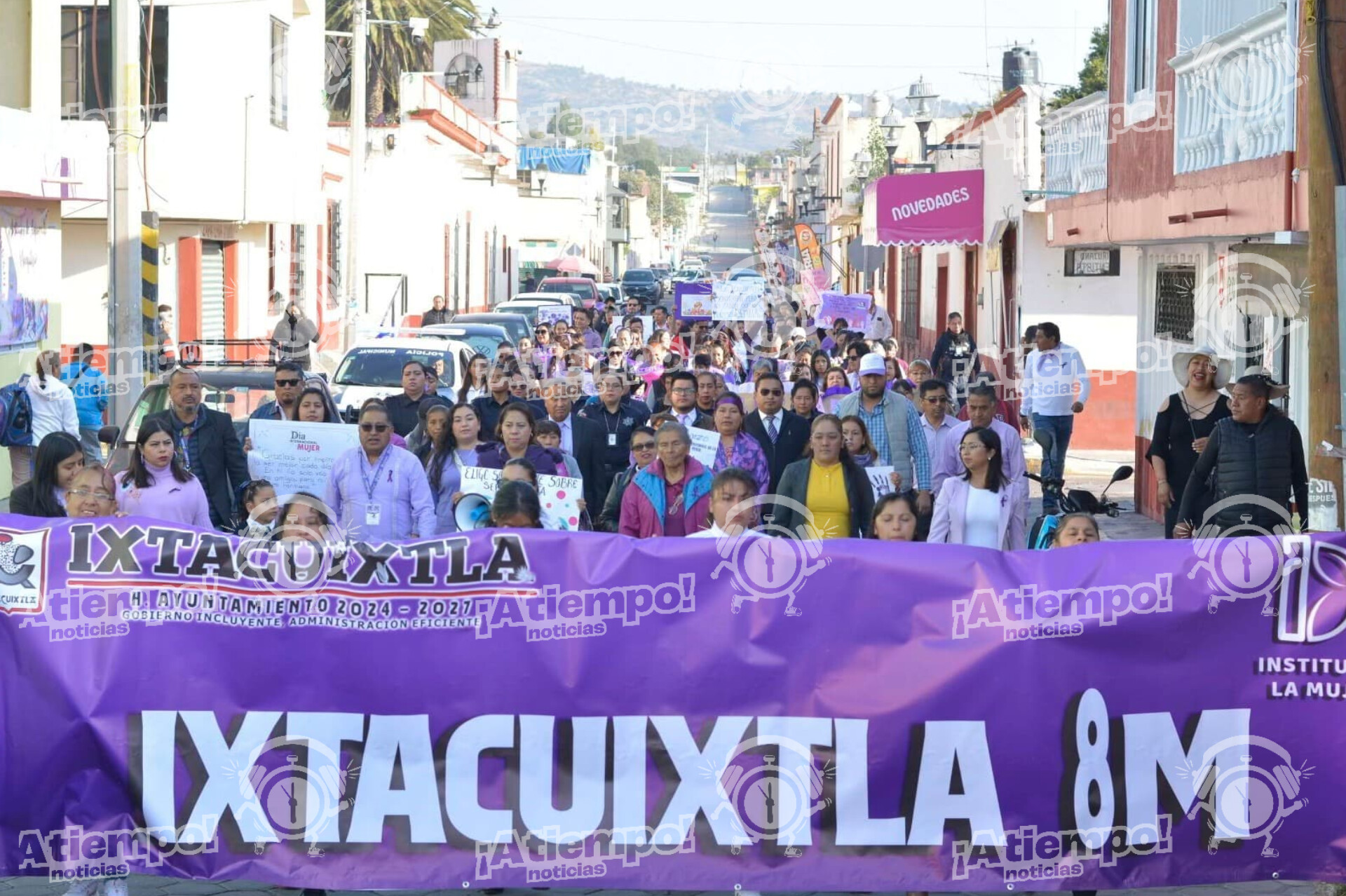 Tlaxcala conmemora el Día de la Mujer con marchas pacíficas