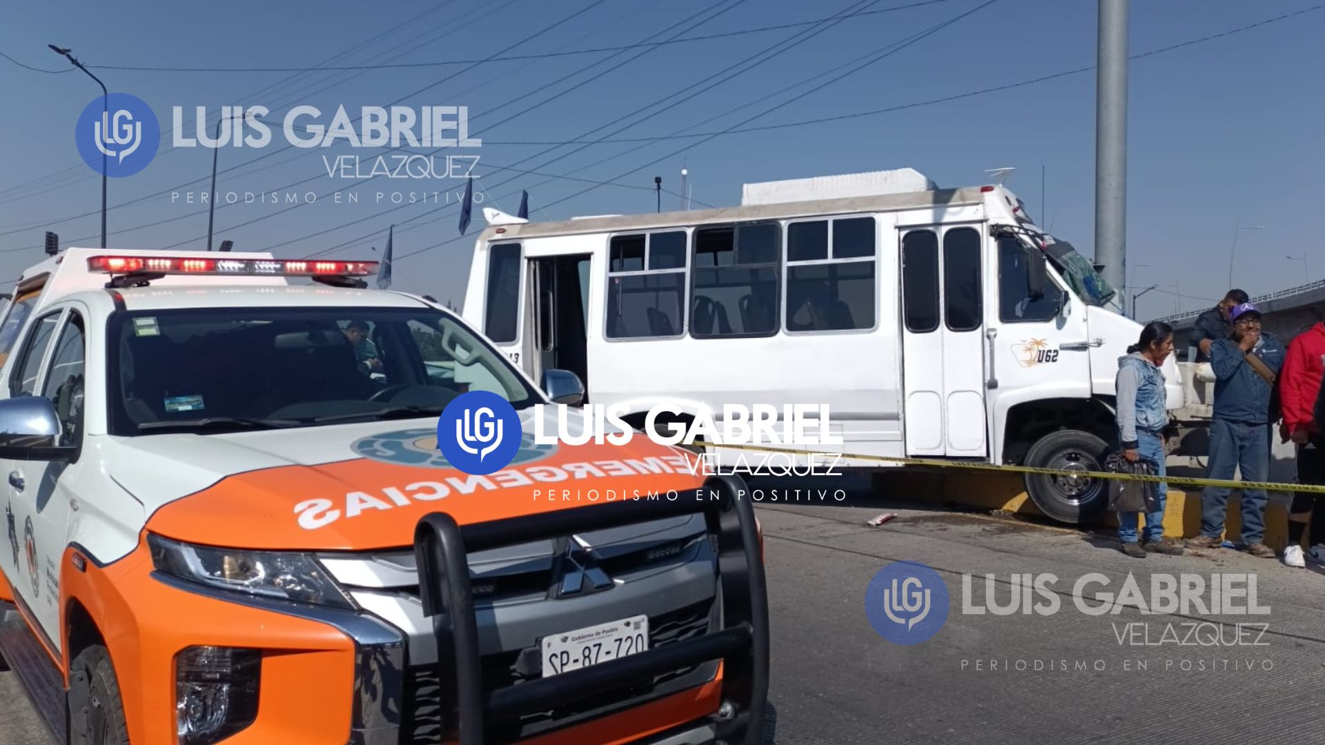 Accidente de transporte público en los Estadios deja una decena de heridos