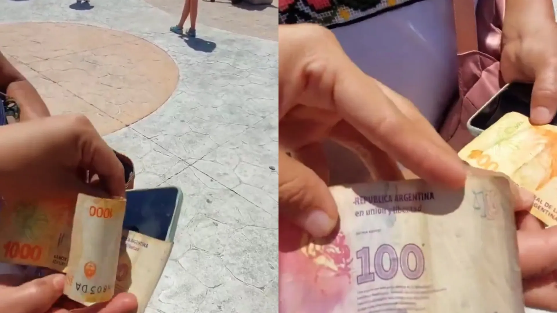 Turista estafa a artesana yucateca con billetes argentinos