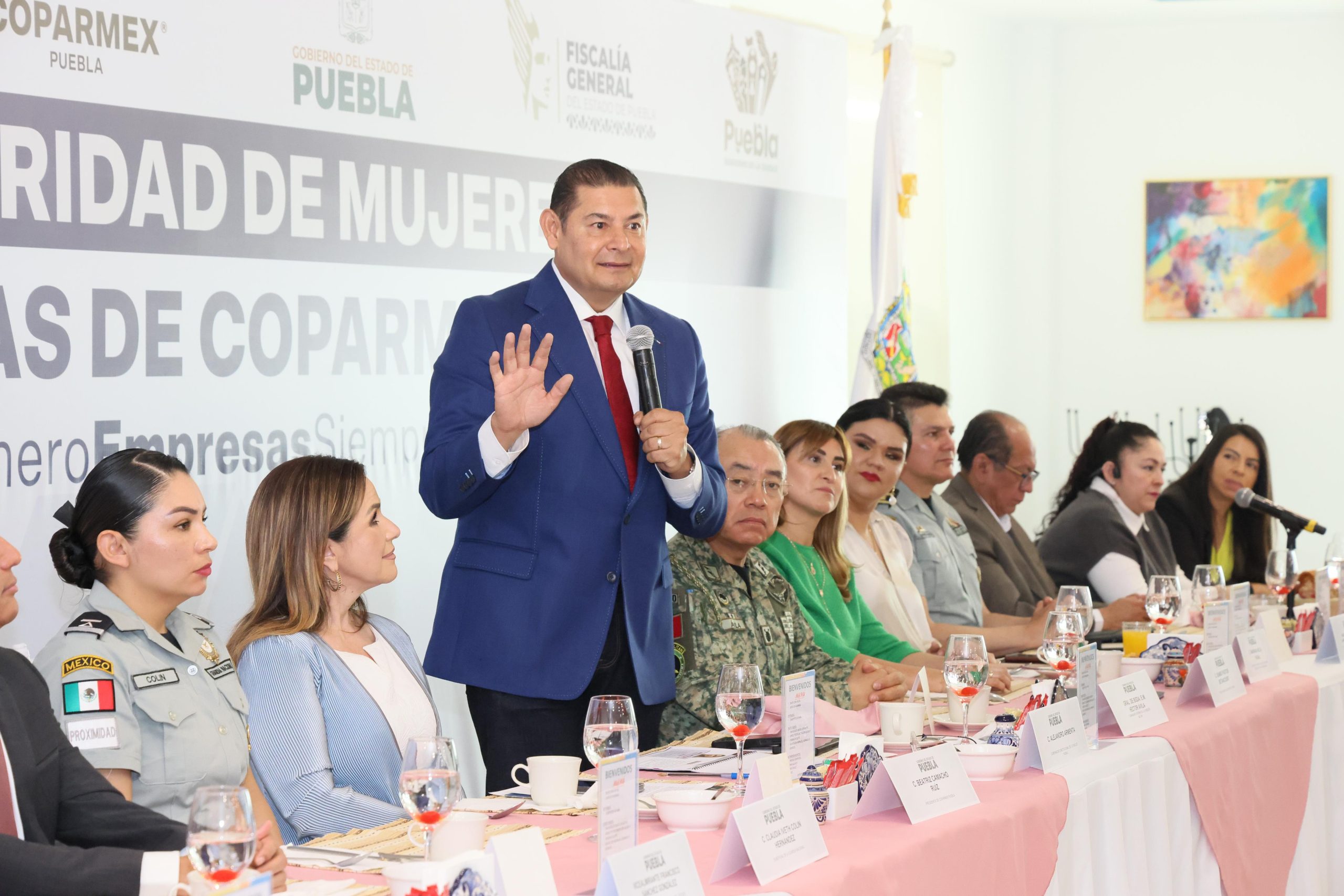 Armenta y Coparmex trabajan en políticas de seguridad para las mujeres