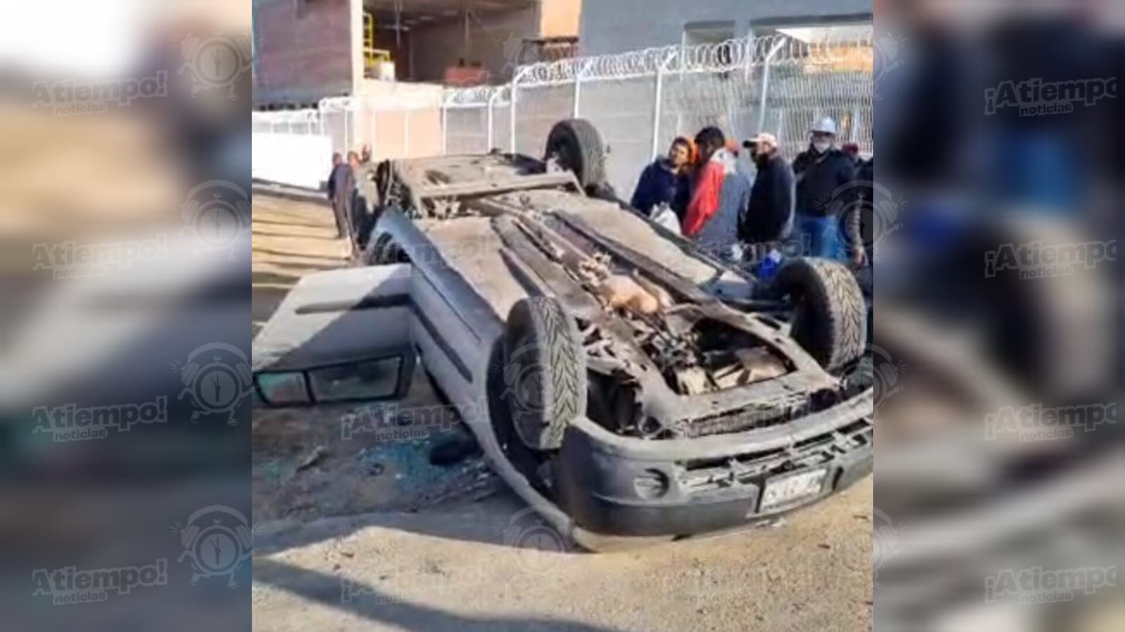 Accidente automovilístico deja cinco obreros lesionados en Teolocholco