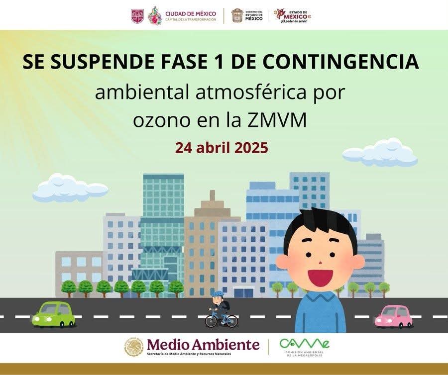Hoy No Circula:viernes 25 de abril de 2025 en CDMX y Edomex