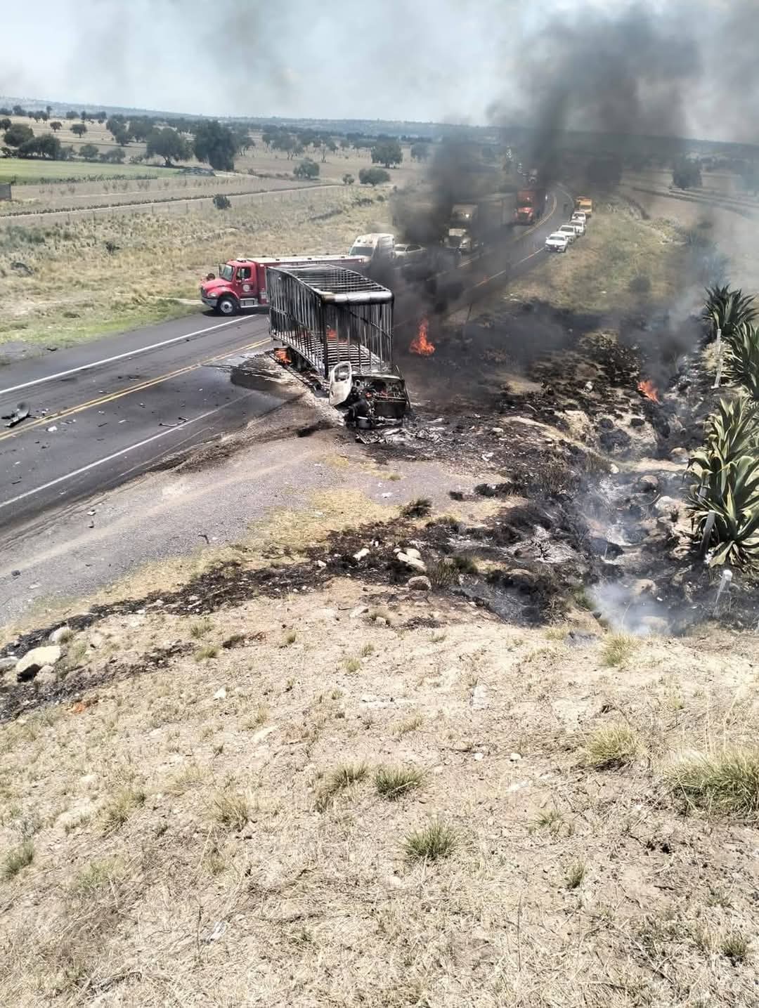 Accidente en la Amozoc-Perote deja un fallecido y cierra circulación
