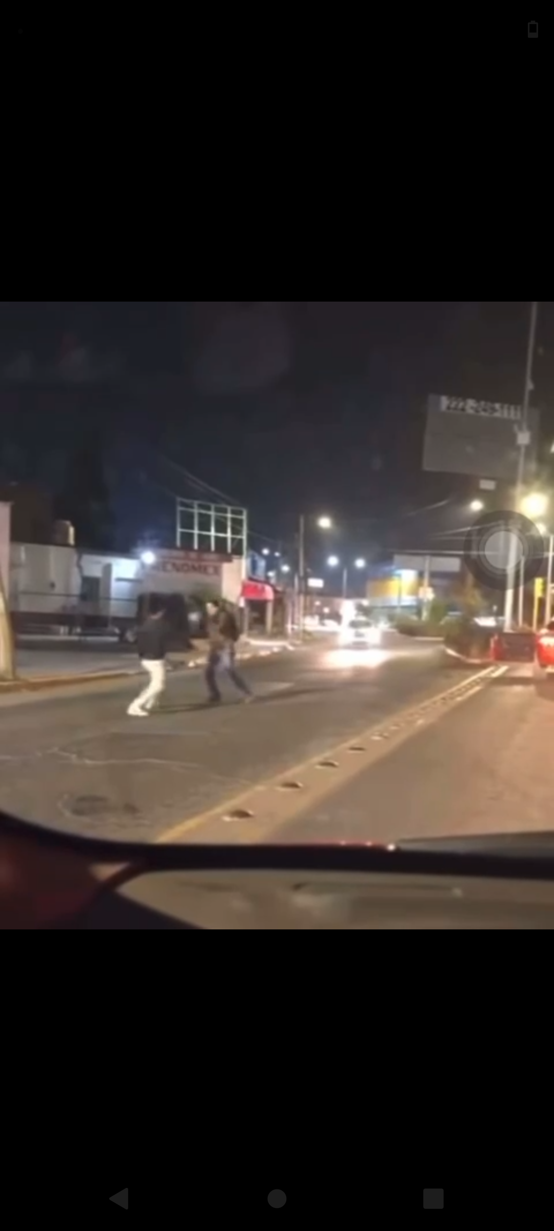 Riña entre conductores tras percance vial en Cholula