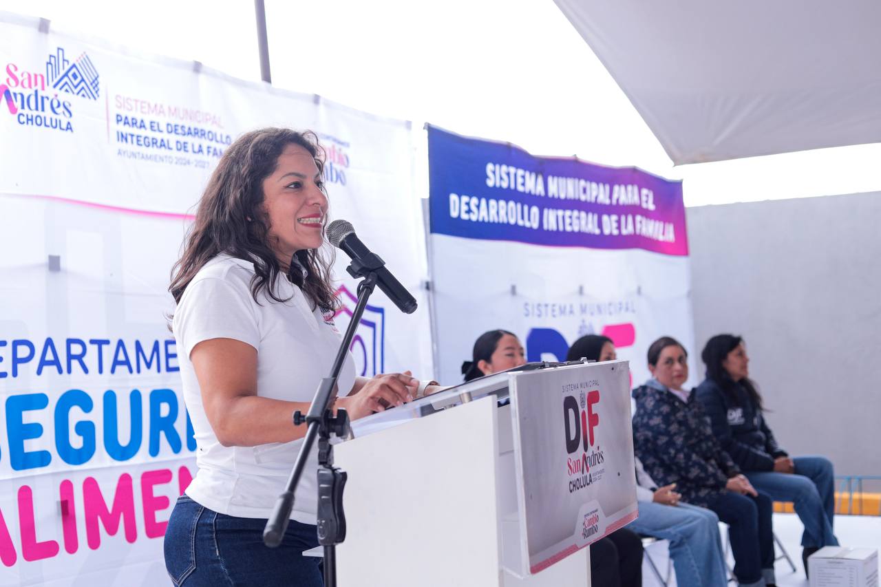 Impulsan apoyos alimentarios en San Andrés Cholula