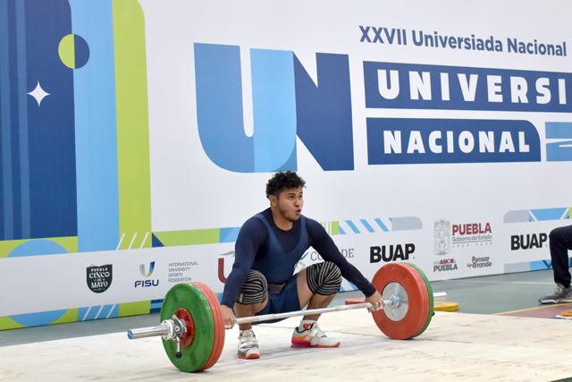 En levantamiento de pesas la BUAP obtiene cinco medallas