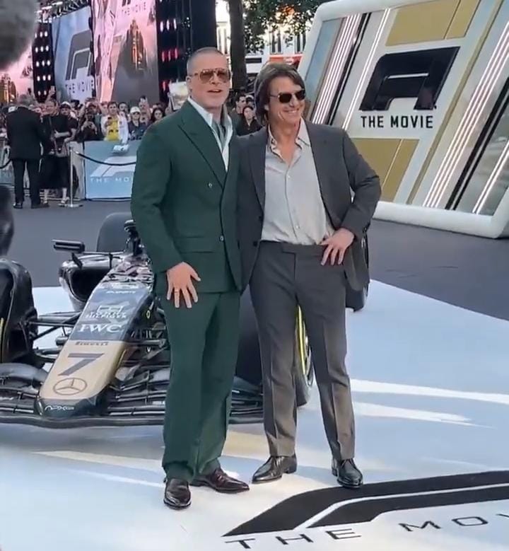 Brad Pitt y Tom Cruise coinciden en estreno en Londres