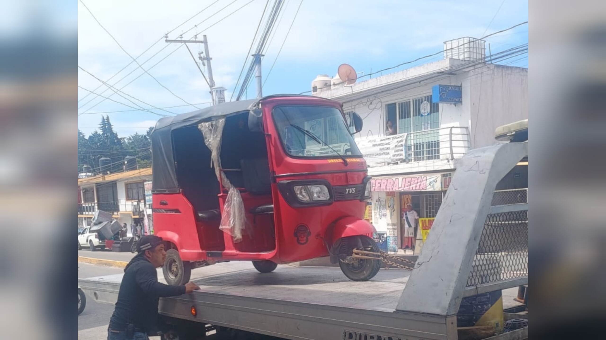 Operativos a mototaxis en Cuautlancingo