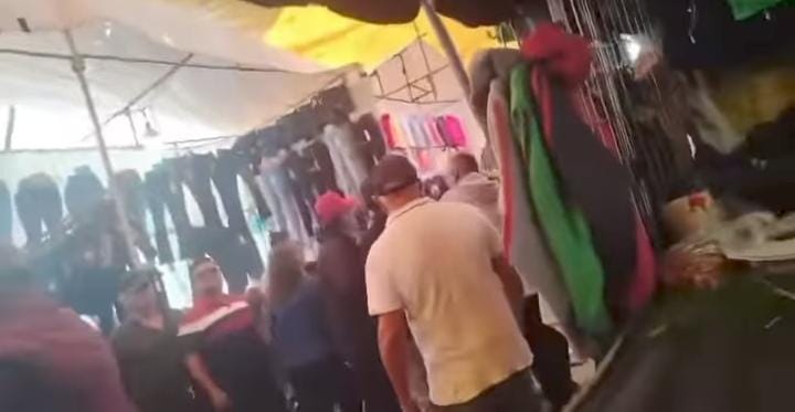 Disparos en el tianguis de Texmelucan movilizan a autoridades.