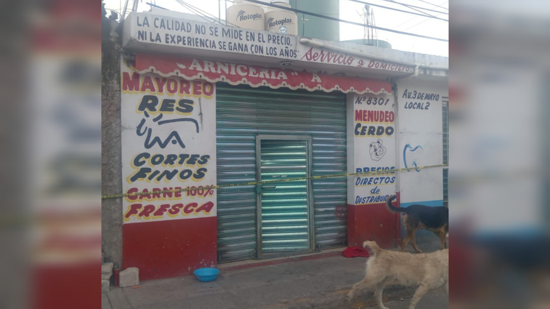 Matan a dueño de carnicería en Tres Cruces; presumen cobro de préstamo gota a gota