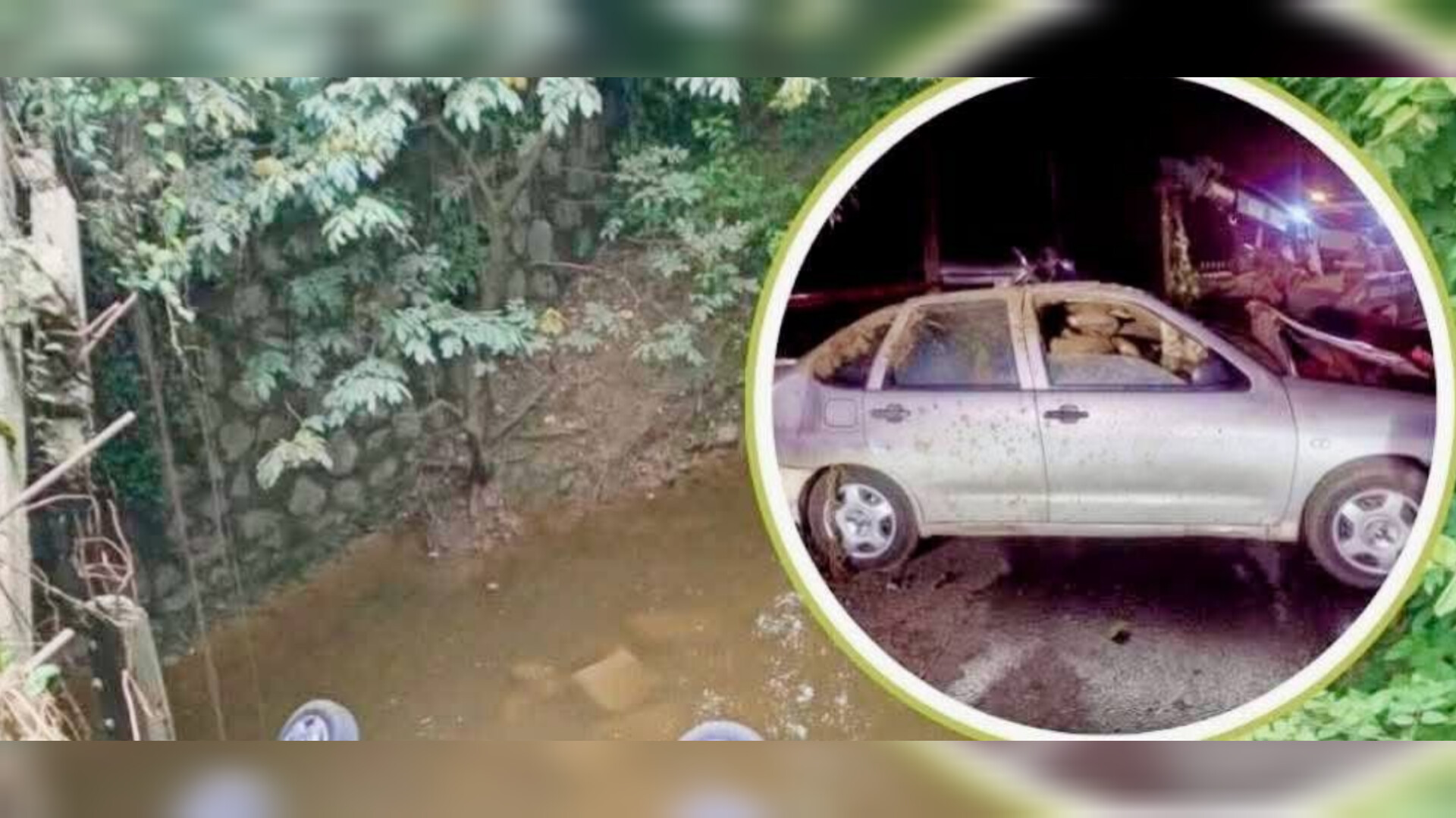 Hallan cadáveres de pareja dentro de un automóvil en río de la Sierra Norte.