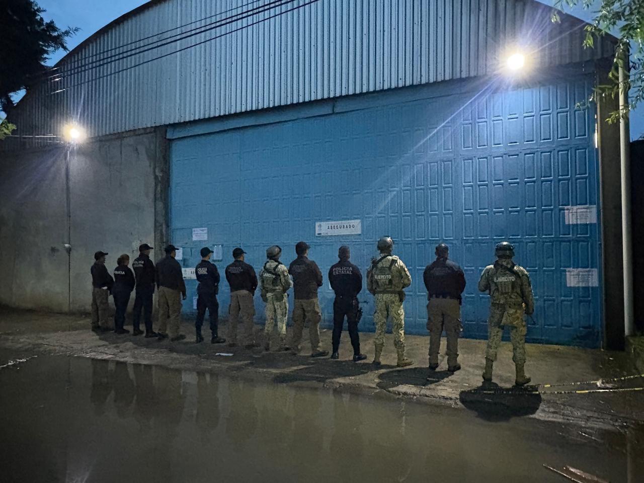 FGR asegura bodega con productos robados en Tlaxcala