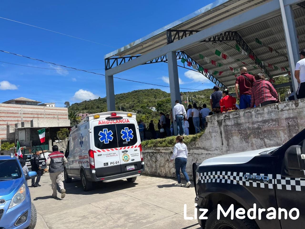 Siete personas lesionadas por pirotecnia en Panotla