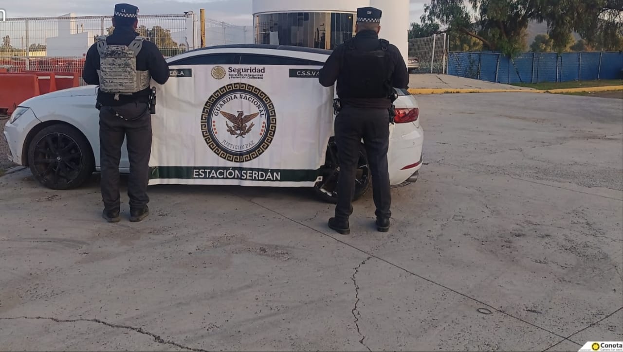 Guardia Nacional recupera 44 vehículos en la México-Puebla