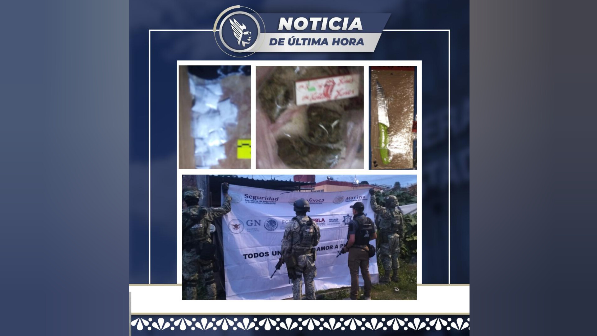 Realizan cateo por narcomenudeo en Atlixco; hay un detenido