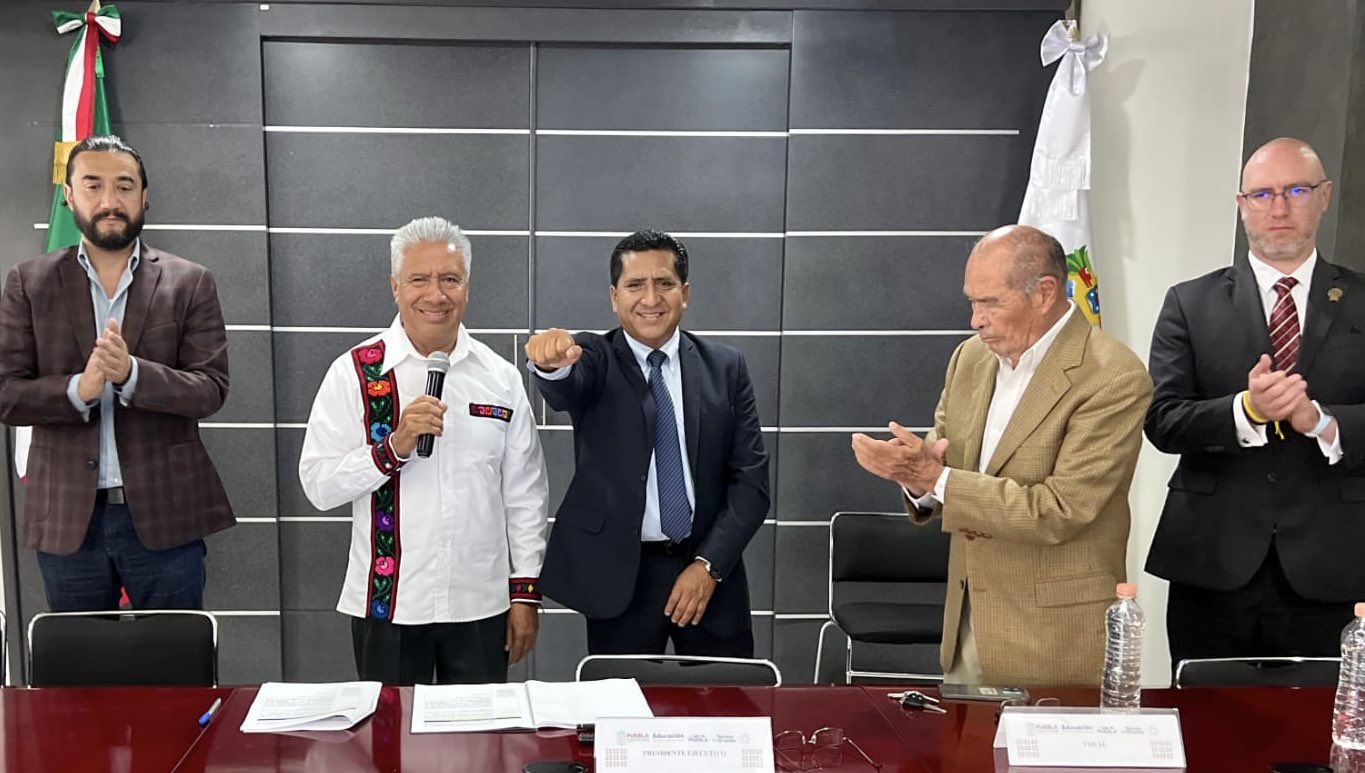 Raymundo Atanasio Luna, nuevo rector de la Universidad Politécnica Metropolitana de Puebla.