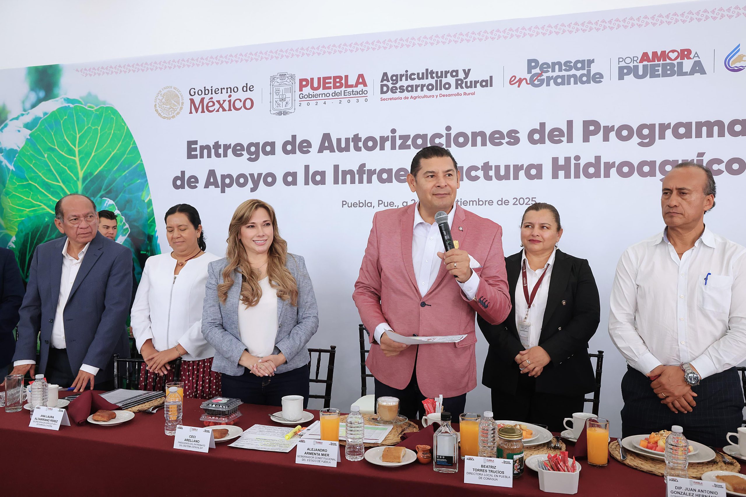 Puebla destina 73.1 millones para modernizar sistemas de riego en 32 municipios
