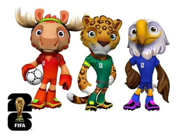 FIFA presenta a Zayu, Maple y Clutch, las mascotas del Mundial 2026