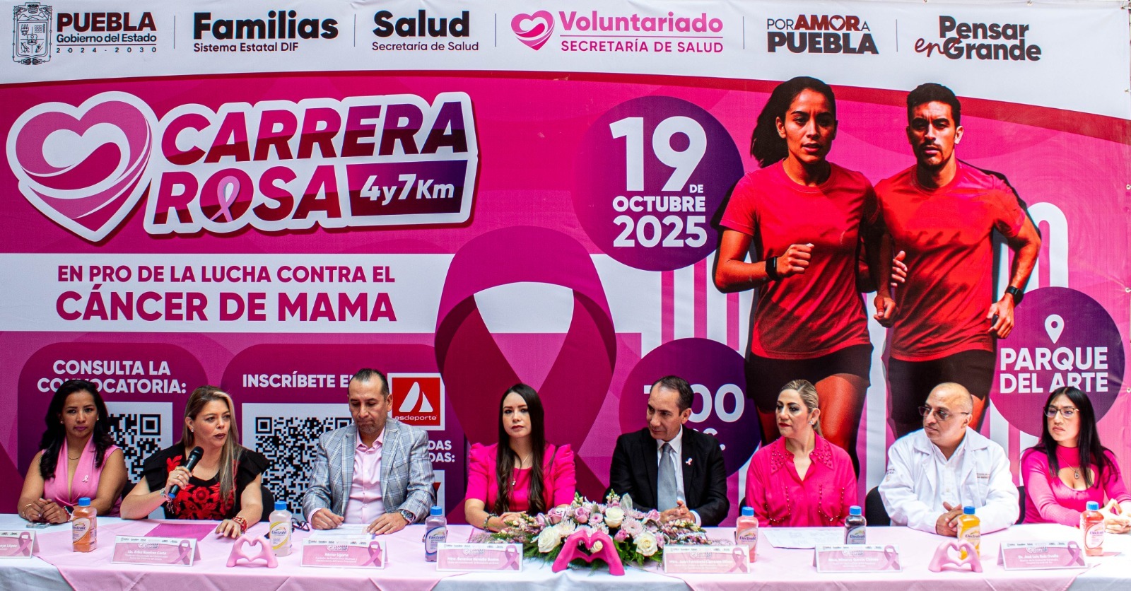 Carrera Rosa 2025 se realizará el 19 de octubre en Puebla