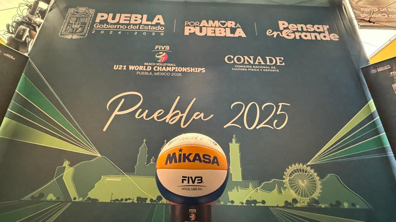 Presentan Mundial Sub-21 de Voleibol de Playa en Puebla
