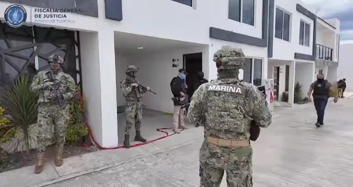 Cateo en Santa Cruz, Tlaxcala deja armas y dos detenidos