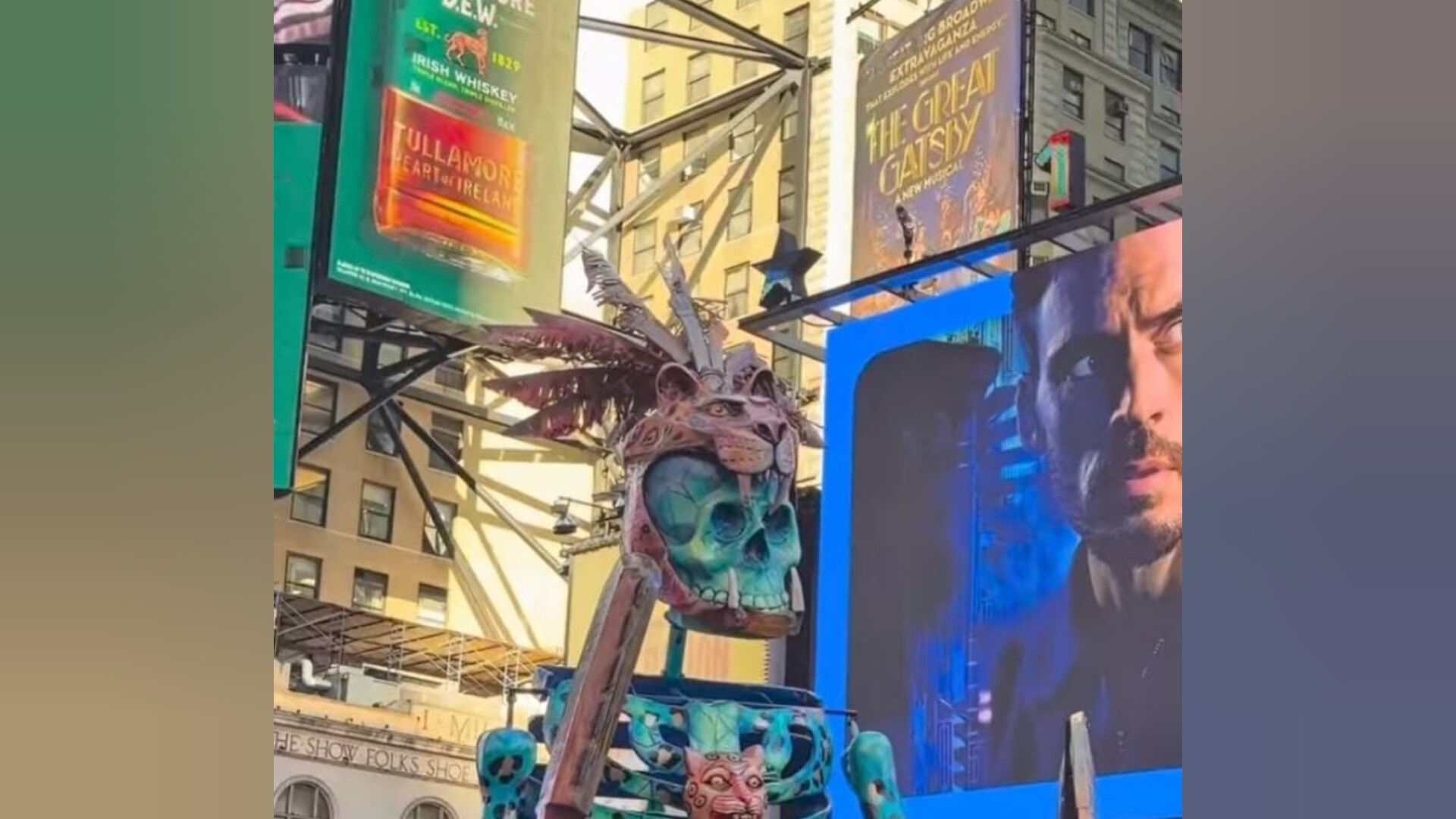 Catrinas de Atlixco llegan a Times Square en Nueva York