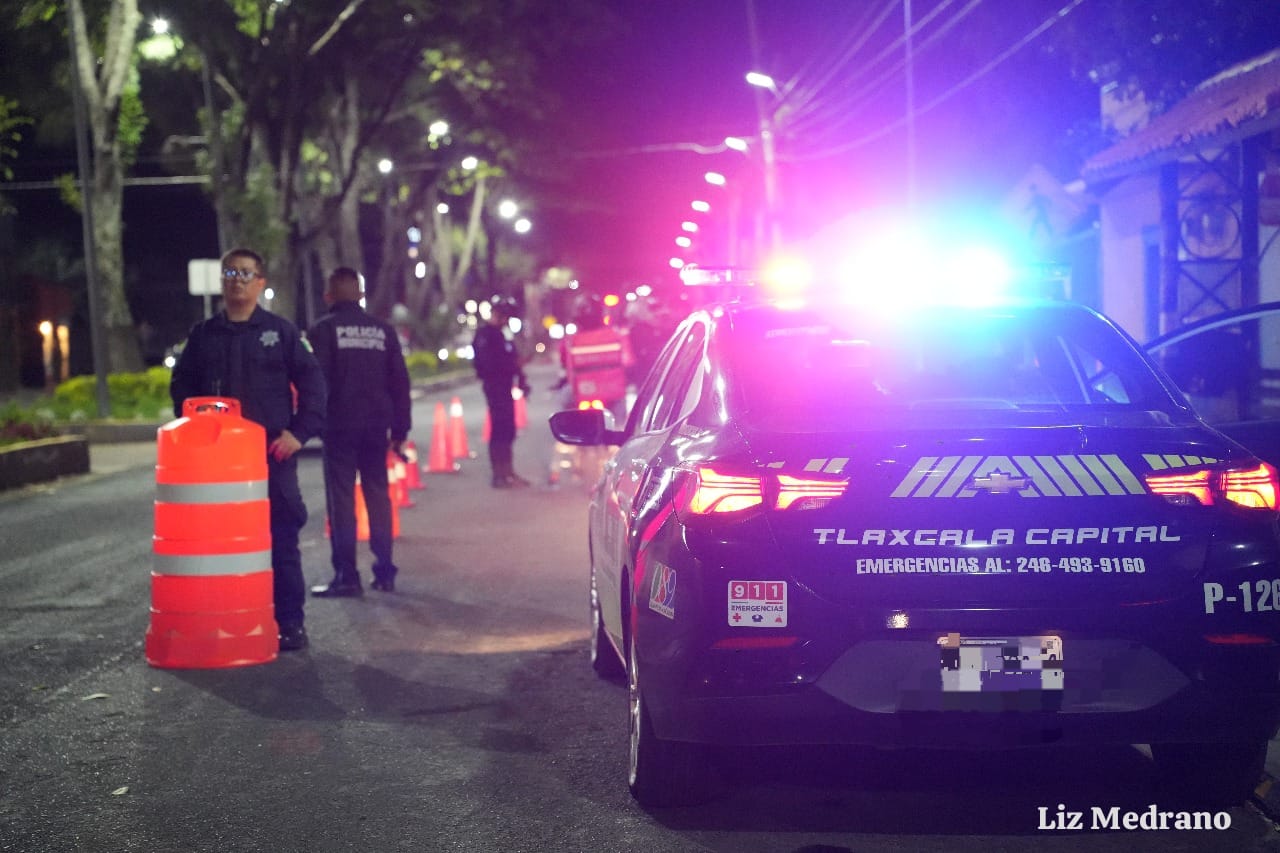 Implementan operativo de seguridad por Día de Muertos en Tlaxcala