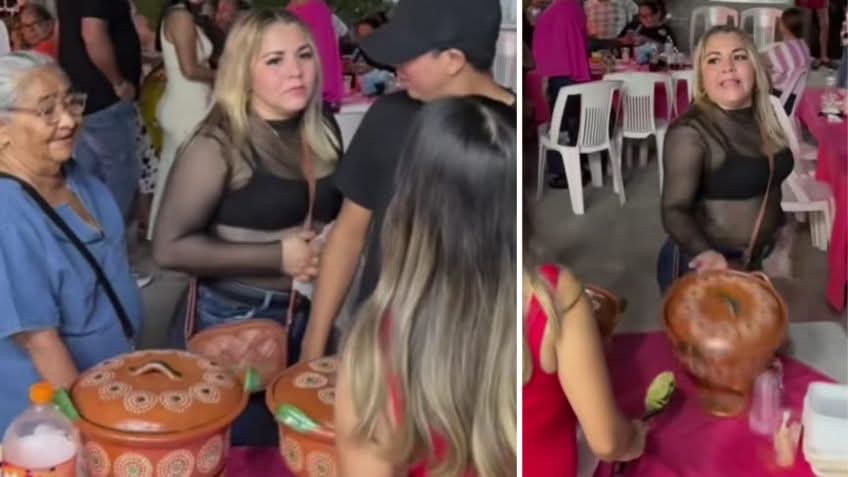 “Lady Taco” se vuelve viral tras escándalo en fiesta por comida