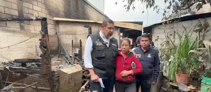 Reconstruirán vivienda afectada por deslave en Huauchinango
