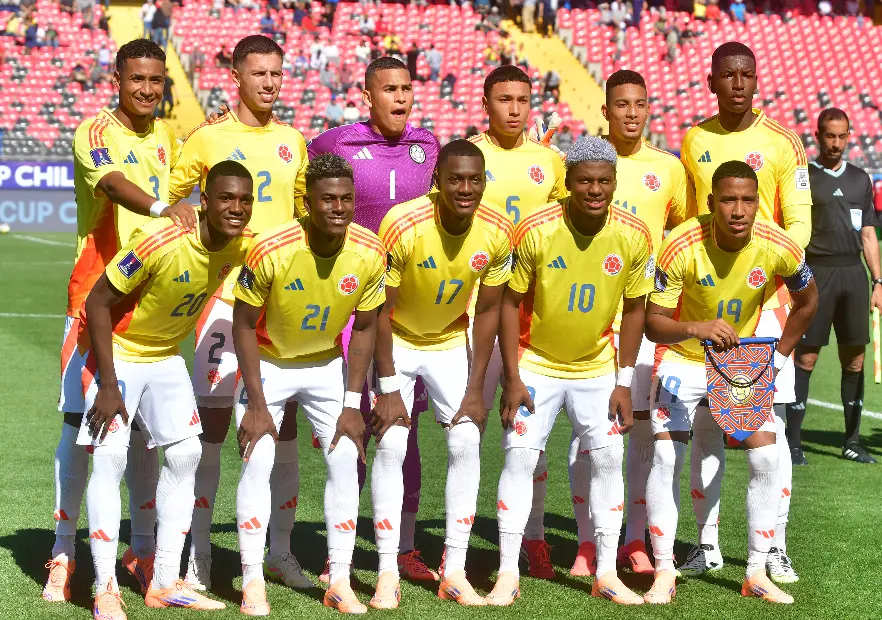 Colombia avanza a cuartos de final del Mundial Sub 20 tras vencer a Sudáfrica