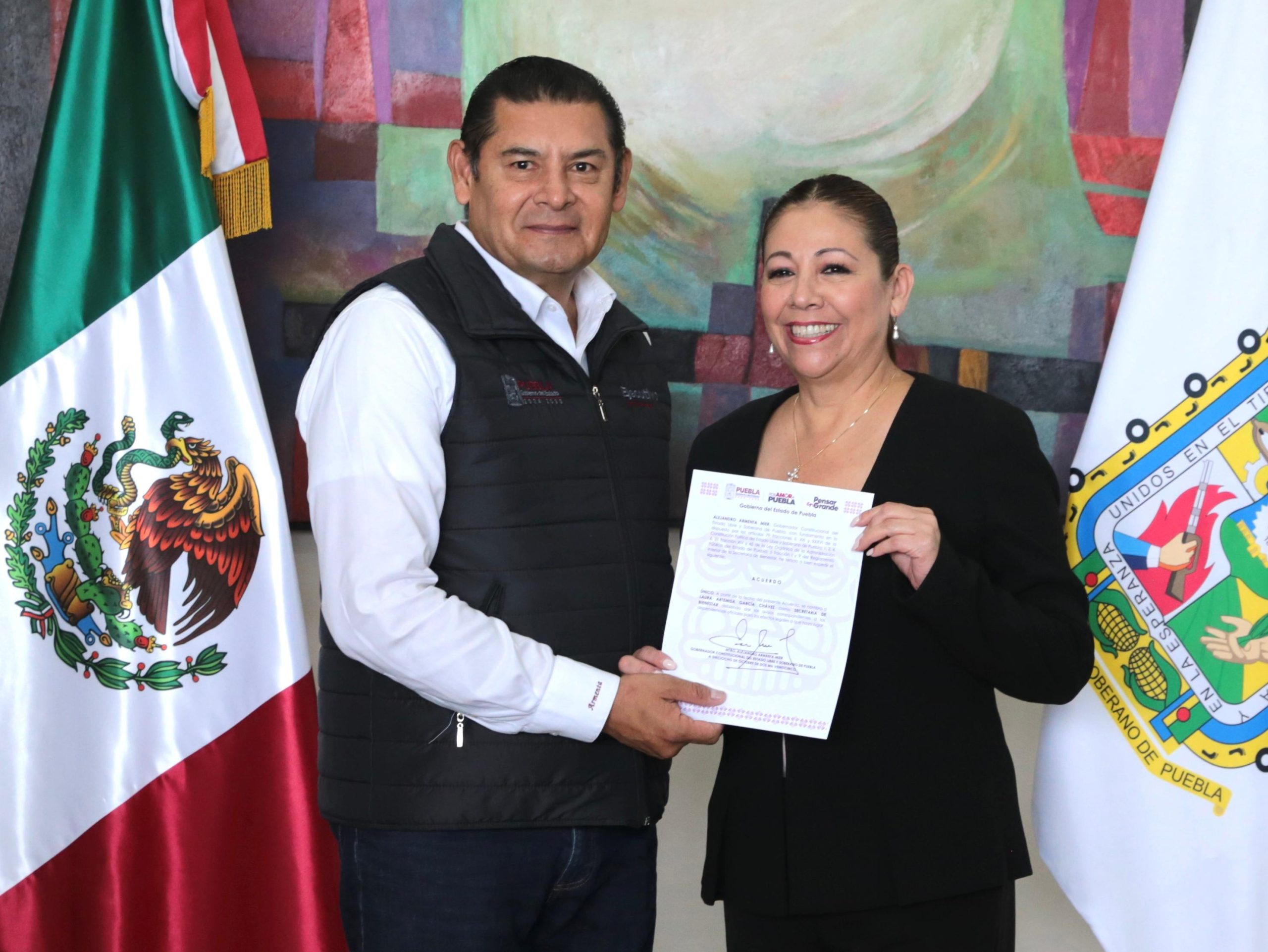 Laura Artemisa García asume Secretaría de Bienestar en Puebla