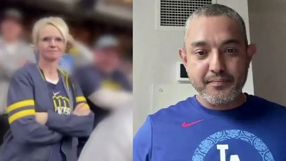 Despiden a aficionada de Cerveceros que amenazó a fan latino de Dodgers con llamar al ICE
