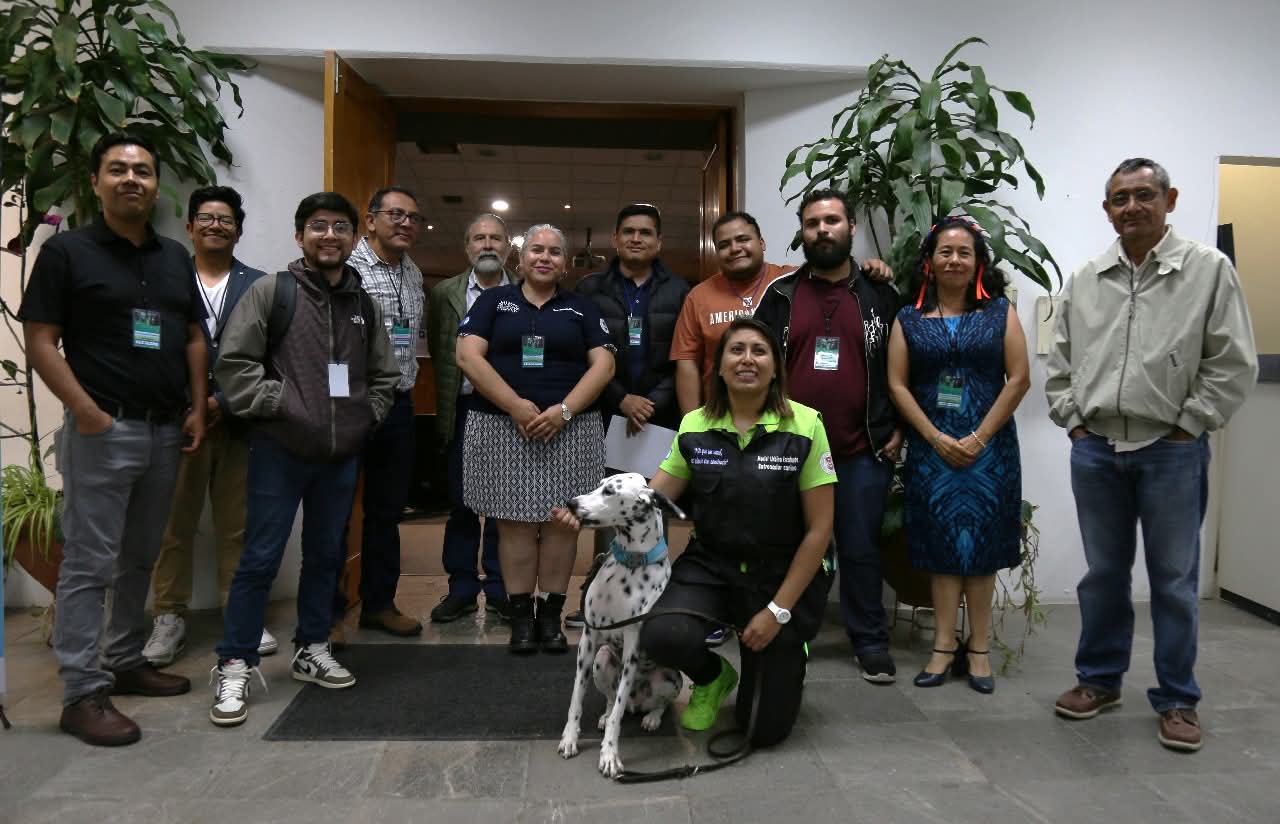 Perros de rescate “hablan” con humanos gracias a tecnología tlaxcalteca