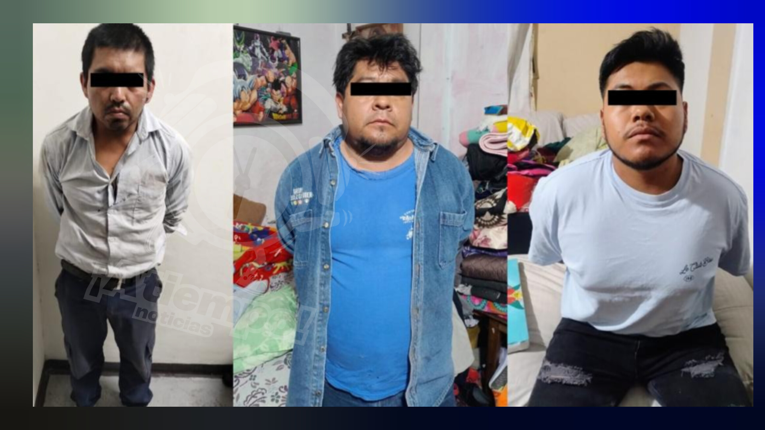 Cateo en Tehuacán deja tres detenidos y aseguramiento de droga y arma