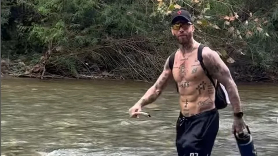 Sergio Ramos visita el río Ramos en Nuevo León