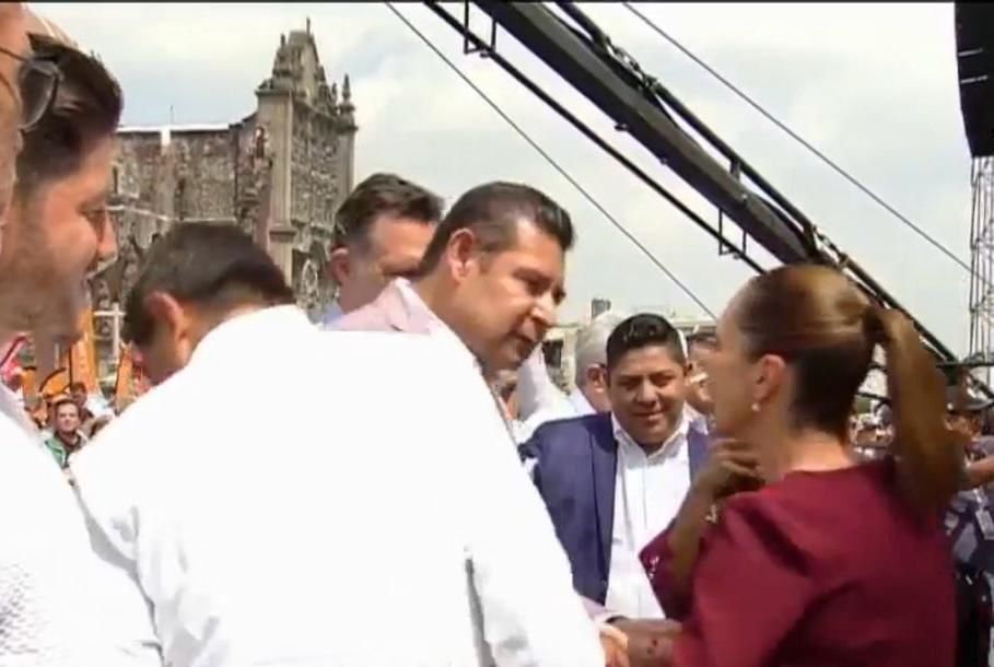 Puebla presente en el primer informe presidencial de Claudia Sheinbaum