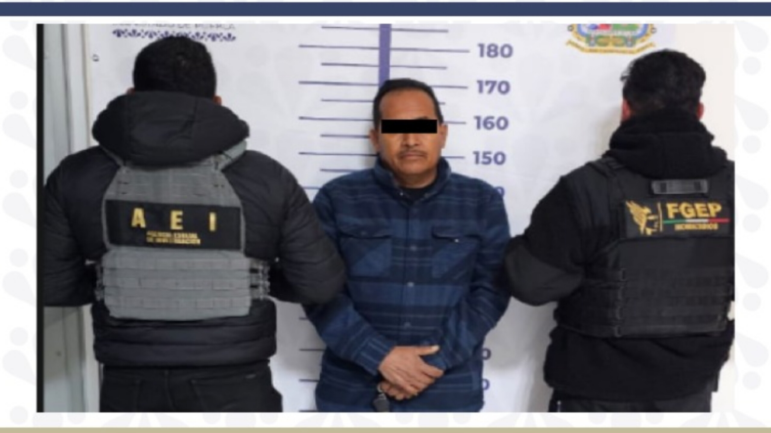 Cumplimenta FGE orden de aprehensión por homicidio en Chietla