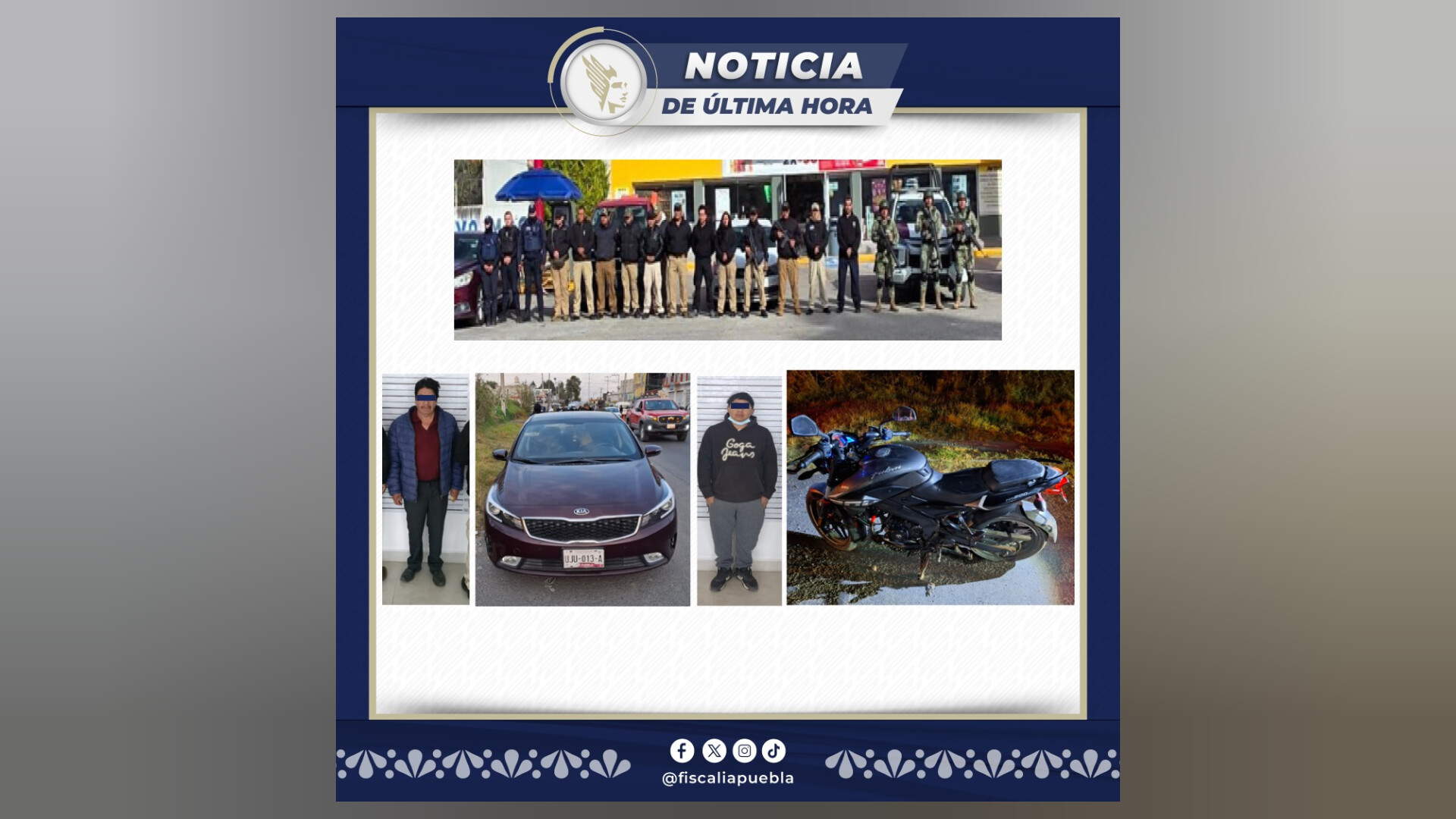 Operativo en San Martín Texmelucan recupera vehículos con reporte de robo