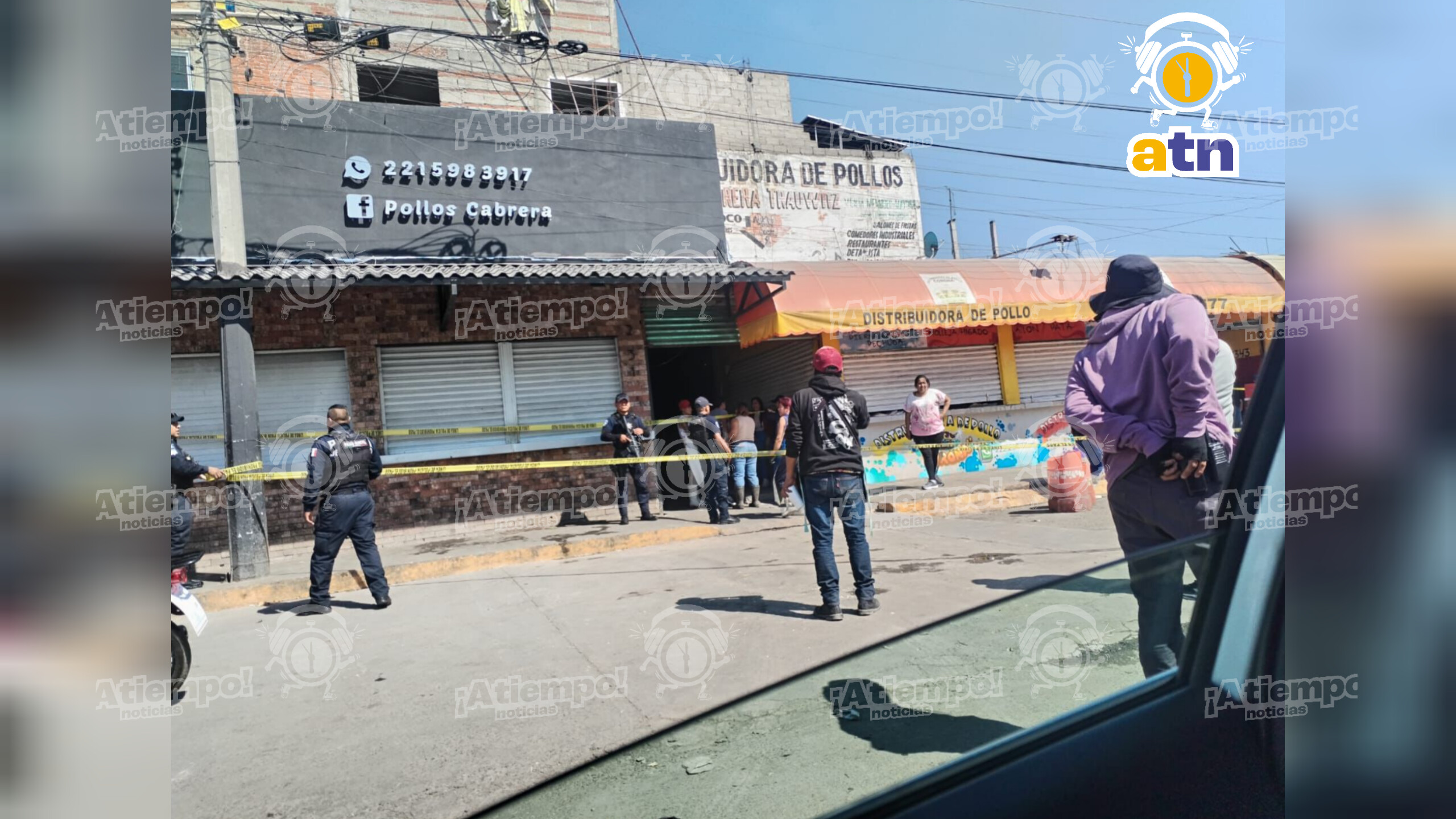 Hombre baleado en distribuidora de pollo en la Central de Abasto