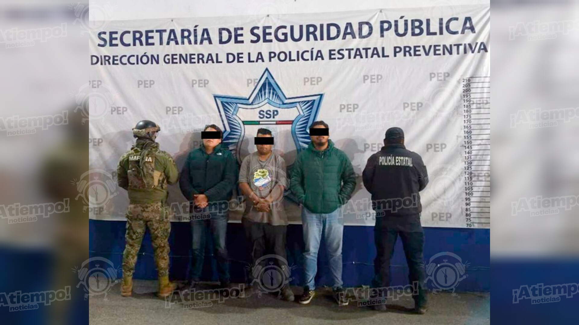 Detienen a tres hombres por presunto robo de hidrocarburos en Tlahuapan