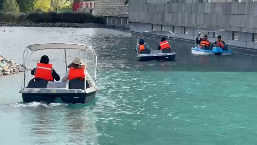 Paseos en lancha gratuitos en el Lago del CIS de Puebla