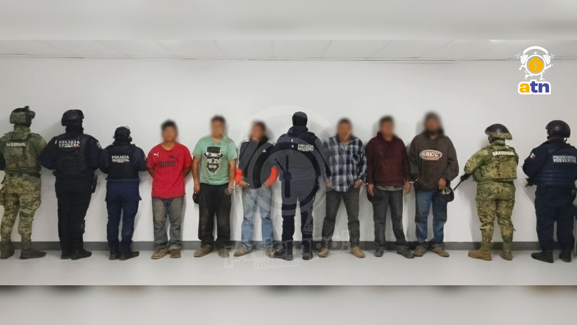 Detienen a seis presuntos integrantes de grupo dedicado a desmantelar vehículos robados