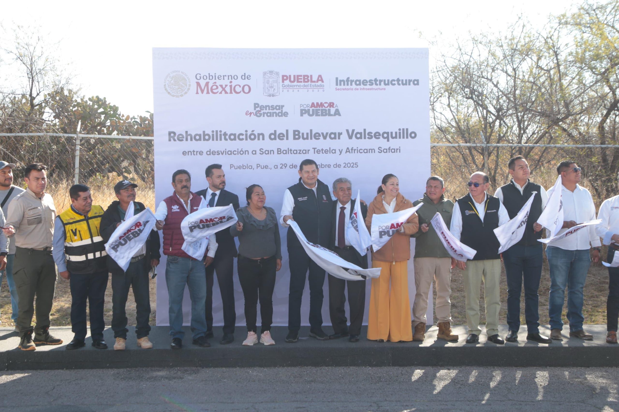 Inicia rehabilitación del bulevar Valsequillo