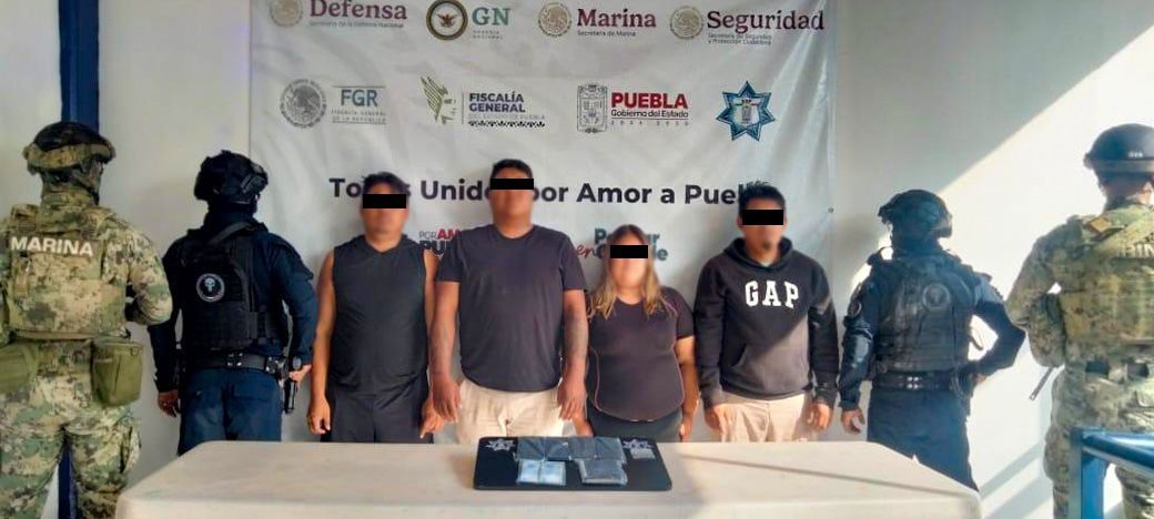 Detienen a cuatro personas por presunta extorsión en Tehuacán