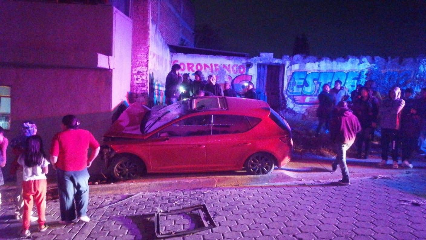 Conductor alcoholizado provocó accidente en el Centro de Coronango
